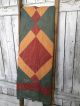 Antique Primitive Early 1800 ' S Quilt Top Old Calico Fabric Blocks 19th Century Quilt Tops photo 2