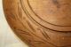 Antique Hand Carved Wood Bread Plate Primitives photo 1