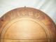 Antique Hand Carved Wood Bread Plate Primitives photo 2