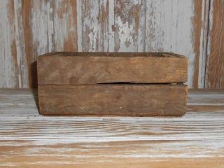 Primitive Small Lathe Wood Crate Box Vintage Look 4 