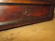 Great 19th C Pa Miniature Paneled Blanket Chest In Best Grained Paint Primitives photo 8
