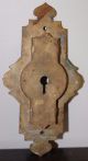 Antique Brass Eastlake Recessed Pocket Door Handle Key Plate Escutcheon Escutcheons & Key Hole Covers photo 3