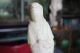 Antique Chinese Hand Carved Natural White Soap Stone Kwan - Yin Statue Kwan-yin photo 2