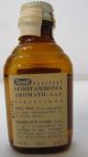 Old Rexall Spirit Ammonia Aromatic Amber Glass Faint Medicine Bottle Paper Label Bottles & Jars photo 1