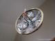 2246 – J – Stunning 3 Faceted Amethyst Pastes & 52 Faceted Cut Steels Old Button Buttons photo 4