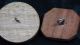 Vtg 2 Folk Art Carved Wood Horn Owl Button 1 1/4 Buttons photo 3