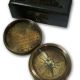 Maritime Solid Brass Vintage Edward Emperor Antique King Compass W Box Sc 021 Compasses photo 1