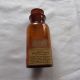 4 Antique Amber Glass Apothecary Bottles Merck Pharmacy Dermatol Quack Medicine Bottles & Jars photo 4