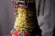 Rare Antique African Yoruba Tribe Beaded Ceremonial Kings Crown Hat,  L - B82 Other African Antiques photo 5
