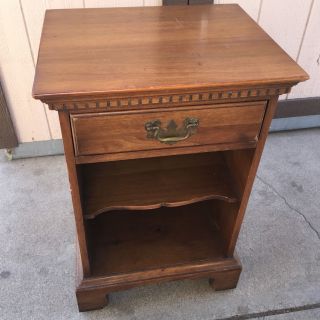 Davis Cabinet Co.  Walnut Nightstand Made In The Usa photo