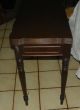 Mahogany Carved Game Table / Card Table / Entry Table (t460) Post-1950 photo 2