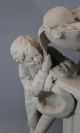 1876 Antique 19thc John Rogers Group Plaster Sculpture Weighing The Baby Nr Other Mercantile Antiques photo 5