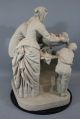 1876 Antique 19thc John Rogers Group Plaster Sculpture Weighing The Baby Nr Other Mercantile Antiques photo 7