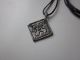 Absolutely Rare Ancient Viking Silver Amulet Engraving Viking photo 4