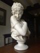 Minton ' S ' Venus After Clodion ' Bust Of Shivering Girl - (rare - Parian) British photo 2