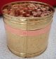 , Solid Brass Bucket,  Pail (no Handle),  Distressed,  With Wood To Start Fires Hearth Ware photo 3