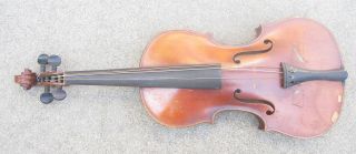 Antique German Full Size Violin For Minor Repair photo