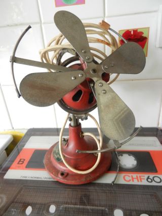 Vintage Zephyr Orbital Oscillating Desk Fan Attic Find photo