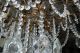 Antique Vintage 8 Arms Crystal Chandelier Lamp Light Luster 1940s 24in Chandeliers, Fixtures, Sconces photo 5