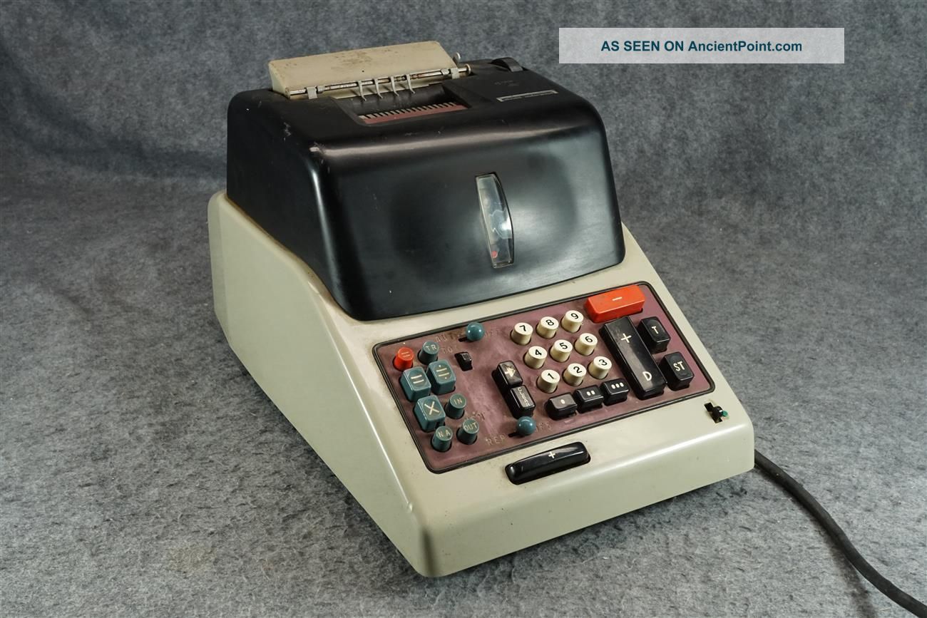 Olivetti Divisumma 24 Calculating Machine With Ac Cord C.  1950s Cash Register, Adding Machines photo