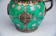 Exquisite Chinese Copper Inlay Porcelain Handmade Teapot Teapots photo 1