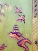 Antique - Style Chippendale Chinoiserie Blind Door Secretary Altar Pick - Up Only Post-1950 photo 3