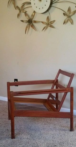 Vtg Danish Modern Magnus Olesen Mid Century Lounge Chair Kai Kristiansen Denmark photo