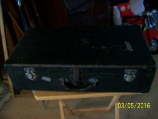 Antique Cardboard Suitcase photo