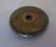 Antique Round Metal Picture Button Hector 1 1/2 