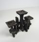 Huge Brutalist Mid Century Candle Holder Design Candlestick Sculpture Mid-Century Modernism photo 2