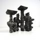 Huge Brutalist Mid Century Candle Holder Design Candlestick Sculpture Mid-Century Modernism photo 3