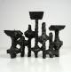 Huge Brutalist Mid Century Candle Holder Design Candlestick Sculpture Mid-Century Modernism photo 4