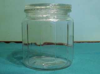 Vintage Glass Apothecary Jar Dated 1915 Medical Dentistry Jar Country Store Cand photo