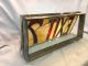 Exit 7 Sign Stained Leaded Glass 1929 Atmospheric Movie Theater Antique Vintage 1900-1940 photo 9