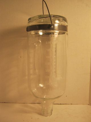 Antique - Glass - Iv Bottle - Medicine - Doctor / Physician - Nurse photo