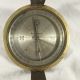 Antique W.  & L.  E.  Gurley Surveyors Compass Troy Ny Brass Leather Case Engineering photo 1