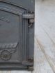 Large Antique Jacob E Fisher Cast Iron Stove Door Quarryville Pa Conestoga Wagon Stoves photo 10