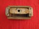 Antique Wood Wooden Cross Hatch Butter Mold Press Brass Over Nickel Steampunk Other Antique Home & Hearth photo 2