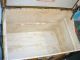 Antique 1800 ' S Flat Top Steamer Immigrant Trunk,  Covered Tray & Key All 1800-1899 photo 7