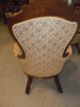 Walnut Victorian Parlor Chairs Lady And Gents Circa 1875 1800-1899 photo 5