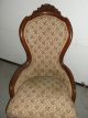 Walnut Victorian Parlor Chairs Lady And Gents Circa 1875 1800-1899 photo 7