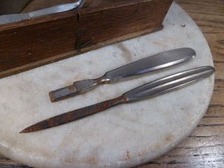 Vintage Box Of Surgical Scalpels,  Other Misc Items photo