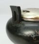 B553 Great Japanese Old Copper Ware Incense Burner W/silver Lid And Silver Inlay Other Japanese Antiques photo 5