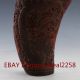 Chinese Old Antique Ox - Horn Hand - Carved Dragon Cup Glasses & Cups photo 8