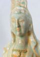 B551: Chinese Pale Blue Porcelain Ware Big Kannon Statue With Appropriate Tone. Teapots photo 1