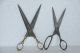 5 Pc Old Iron Unique Shape S & Lion Brand Handcrafted Scissors / Shears Tools, Scissors & Measures photo 2