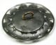 Antique Pierced Steel Button W/ Carved Iridescent Shell W/ Flower Design Buttons photo 1
