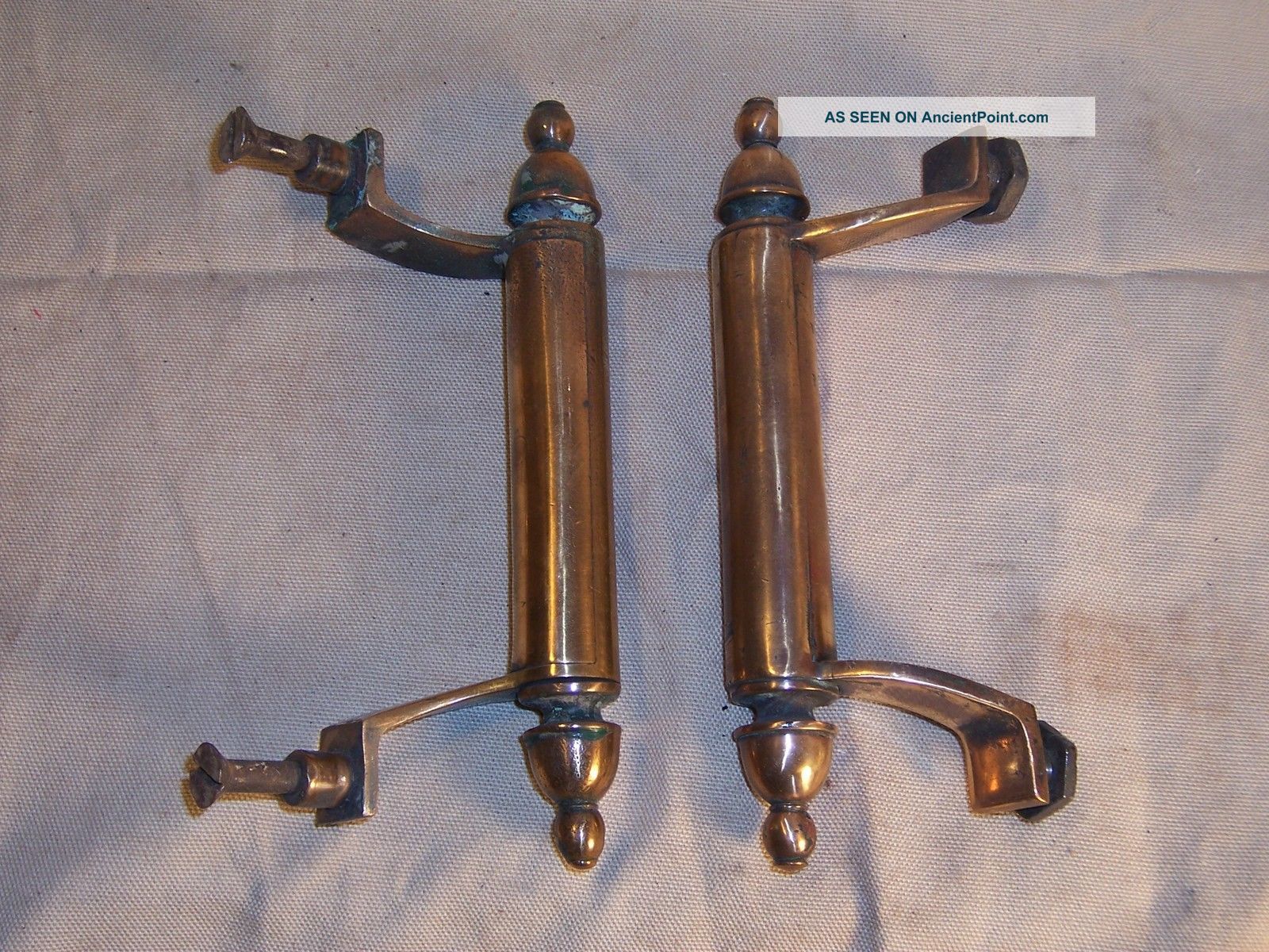 Antique Bronze Offset Door Handles / Pull Other Antique Hardware photo