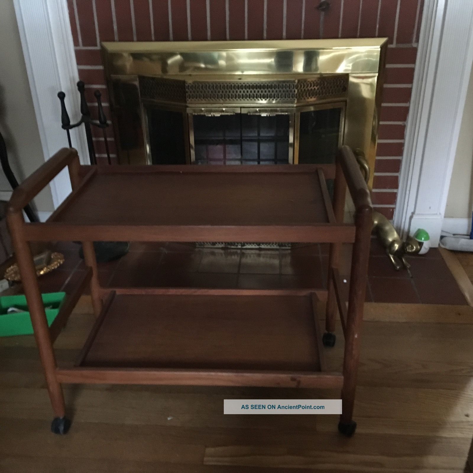 Private Jmwturner Danish Teak Wood Rolling Serving Cart Brdr Furbo? Mid-Century Modernism photo