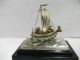 Silver The Japanese Treasure Ship.  170g/ 6.  00oz.  Japanese Antique. Other Antique Sterling Silver photo 2